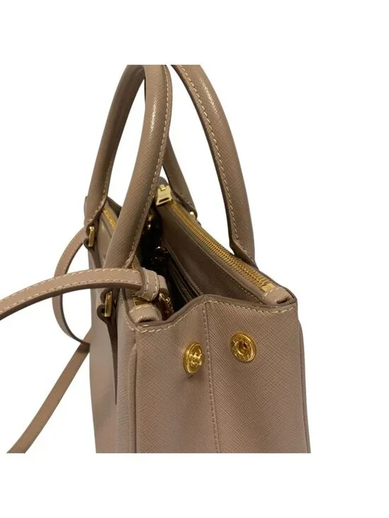 Prada Galleria Sapphia Leather Small 2-Way Shoulder Bag Light - Picture 4 of 16